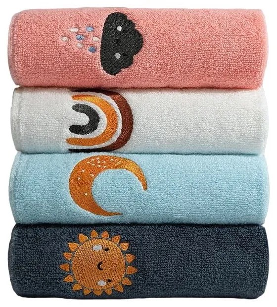 Asciugamani in cotone in set da 4 30x50 cm - Mila Home