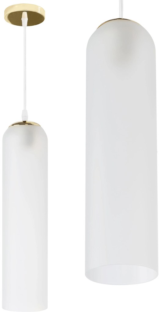 LAMPADA PENSILE VETRATA White Gold APP665-1CP