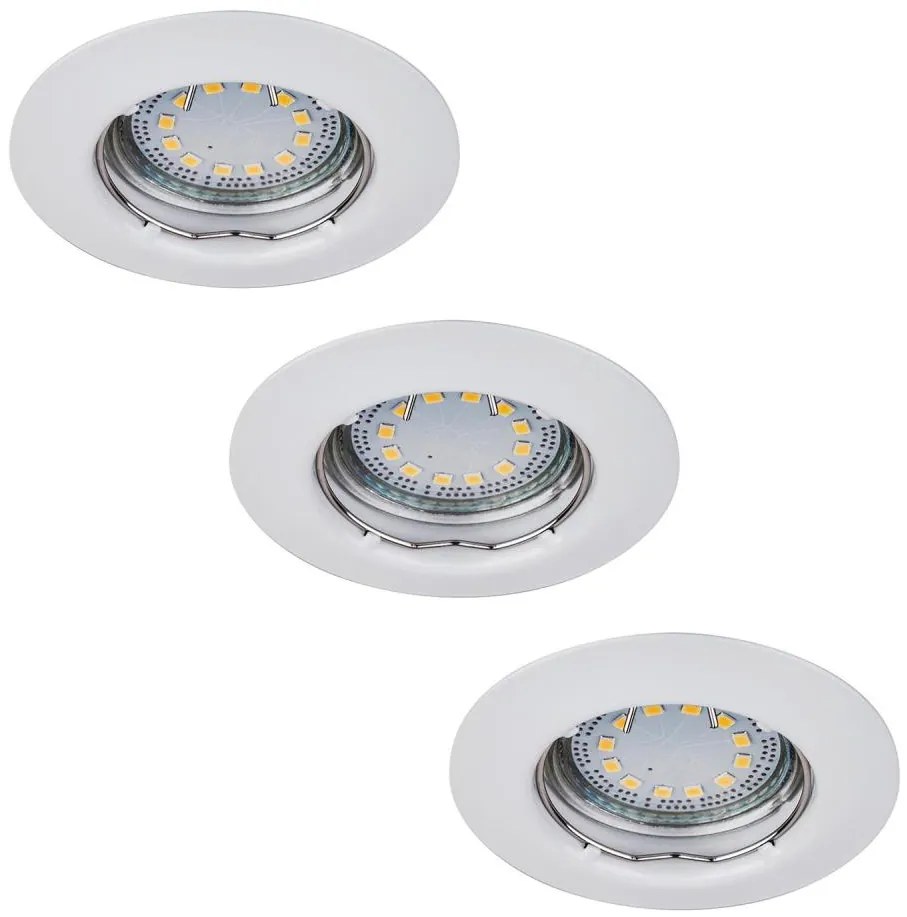 Rabalux 1046 - SET 3xLED Lampada da incasso LITE 3xGU10-LED/3W/230V