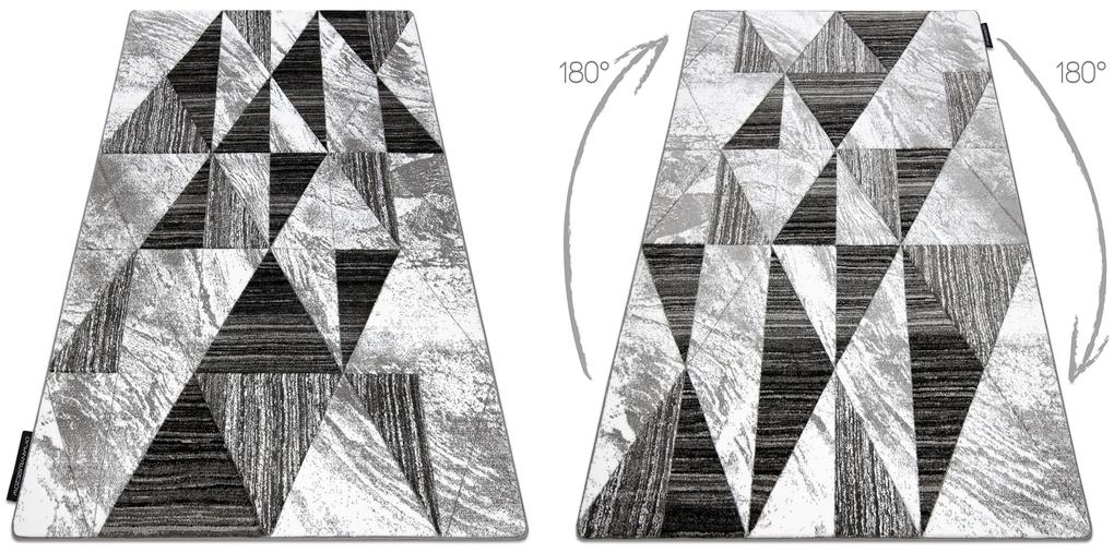 Tappeto ALTER Nano triangoli grigio