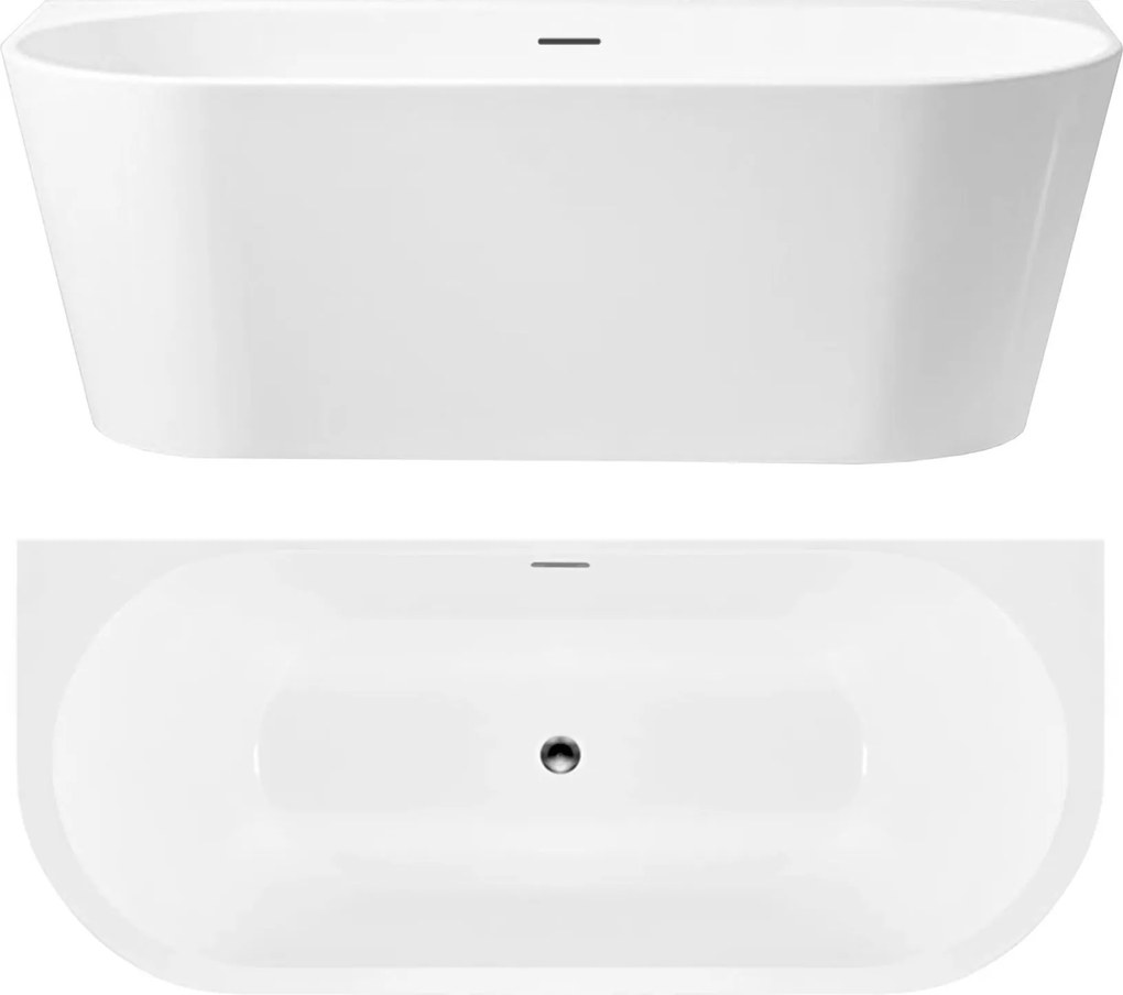 Vasca Bagno A Parete CAPRI 170cm