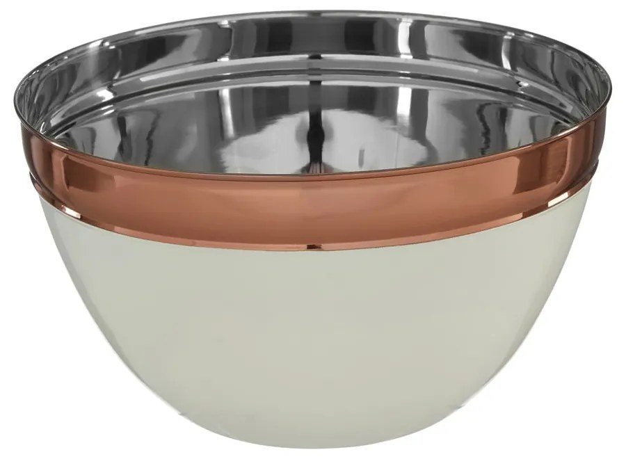 Ciotola in acciaio inox in rame e beige ø 26 cm Prescott - Premier Housewares