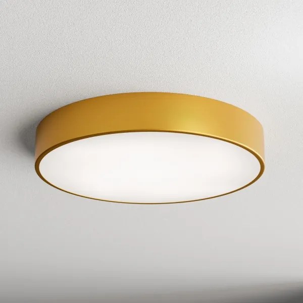Plafoniera da bagno con sensore CLEO 4xE27/24W/230V Ø 50 cm IP54 dorata