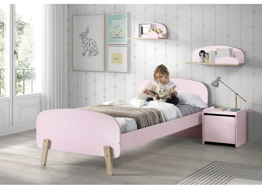 Mensola a muro rosa più grande Kiddy - Vipack