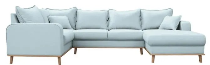 Divano angolare azzurro (angolo destro) Beata - Ropez