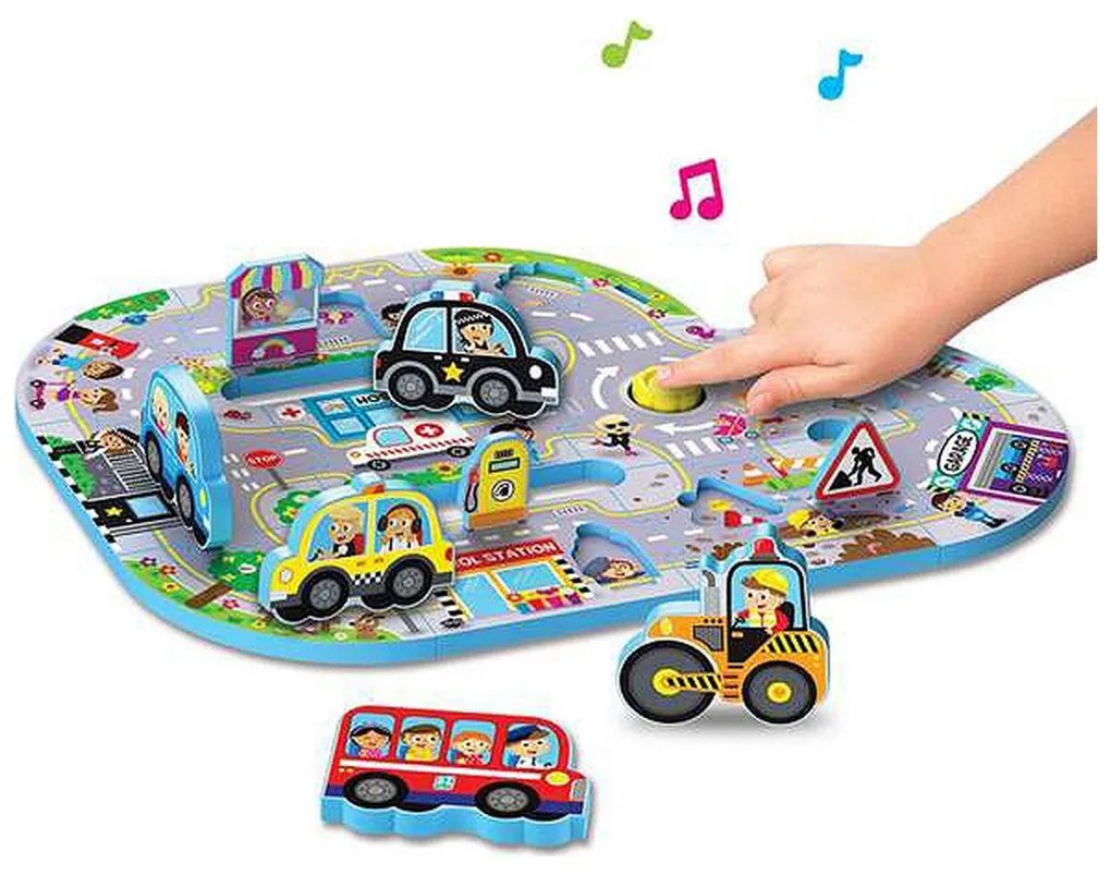 Puzzle per Bambini Reig Busy City 11 Pezzi