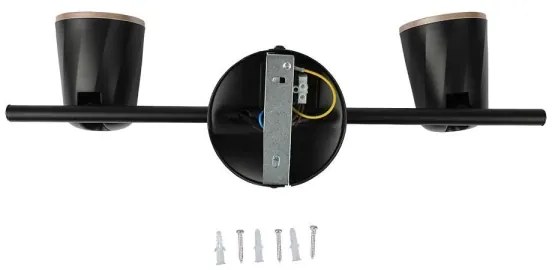 Luce Spot a LED 2xLED/5W/230V 4000K nero