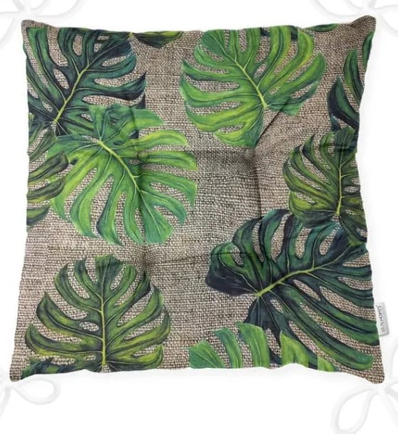 Cuscino per sedia in foglie di banano verde, 40 x 40 cm - Minimalist Cushion Covers