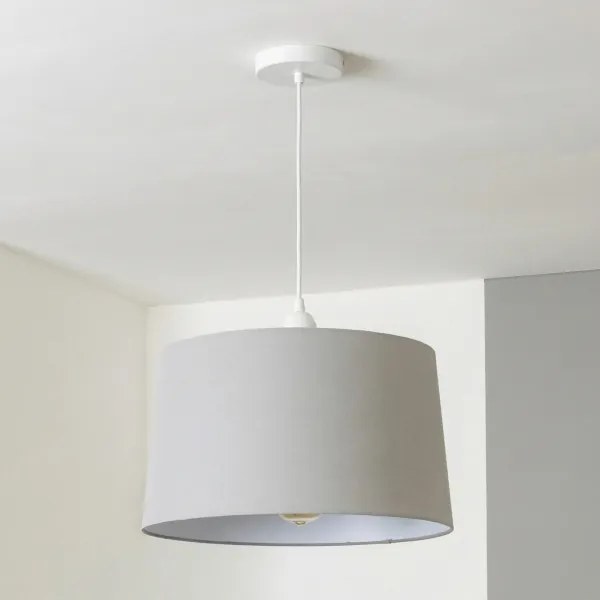 Brilagi - Lampadario LED a sospensione CERIA 1xE27/40W/230V Ø 45 cm grigio