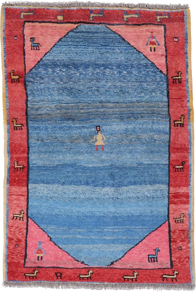 Gabbeh Tappeto persiano 170 x 200 (Iran) Annodato A Mano