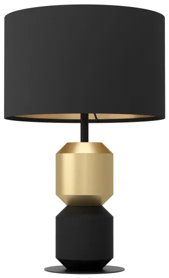 Eglo 390188 - Lampada da tavolo LAURIGNANO 1xE27/40W/230V nero/oro