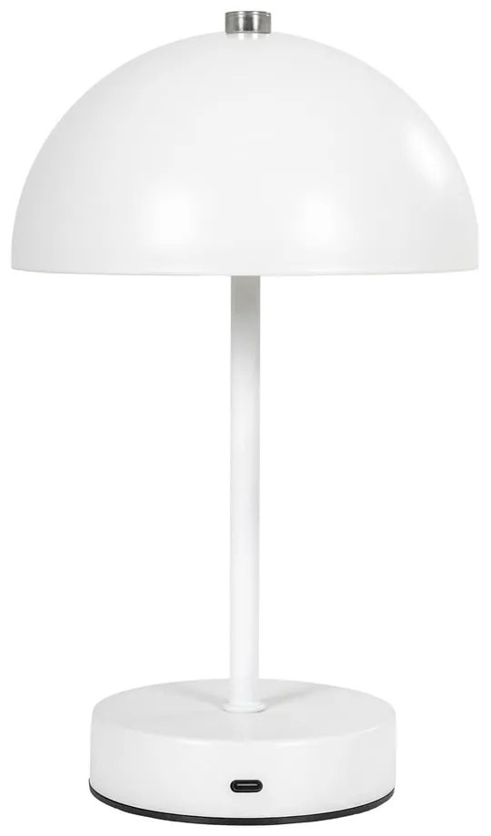 Lampada da tavolo a LED bianca (altezza 25 cm) Holt - House Nordic