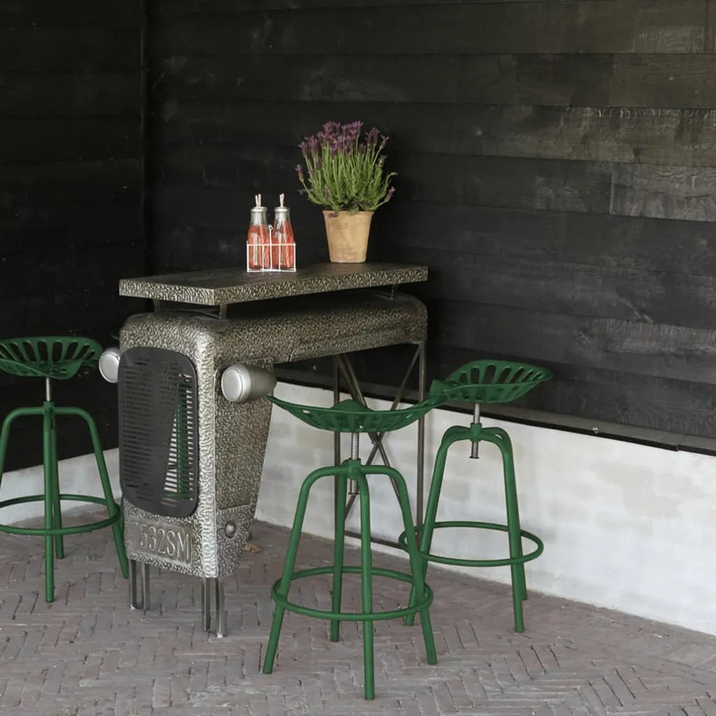 Sedia Da Bar Con Sedile Trattore Verde /