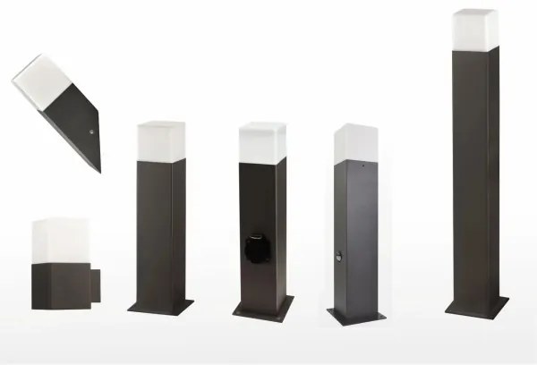 Lampada da parete esterna NEW YORK 1xE27/12W/230V IP44 antracite