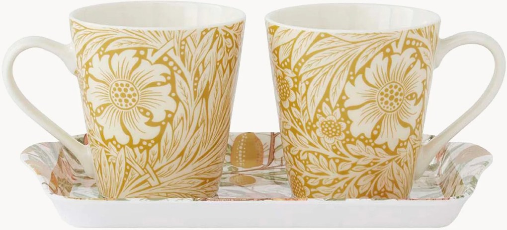 Tazza e piattino in porcellana Morris & Co.