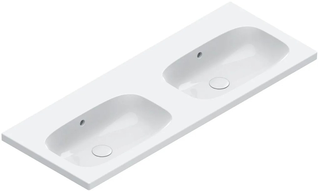 Catalano Alvea lavabo 120x46 cm rettangolare a parete-da mobile bianco 0621220001