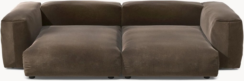 Divano componibile 3 posti in velluto Vetsak
