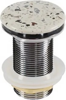 Lavabo da appoggio rettangolare con finitura terrazzo stracciatella | KTERD-600STR - KAMALU