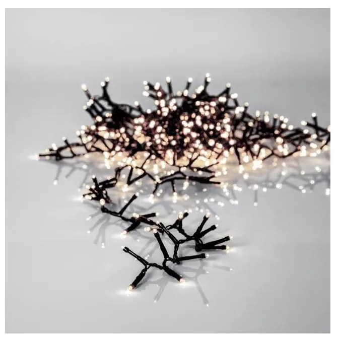 Eglo 410834 - Catena luminosa LED da esterno CRISPY ICE 800xLED 21m IP44 bianco caldo