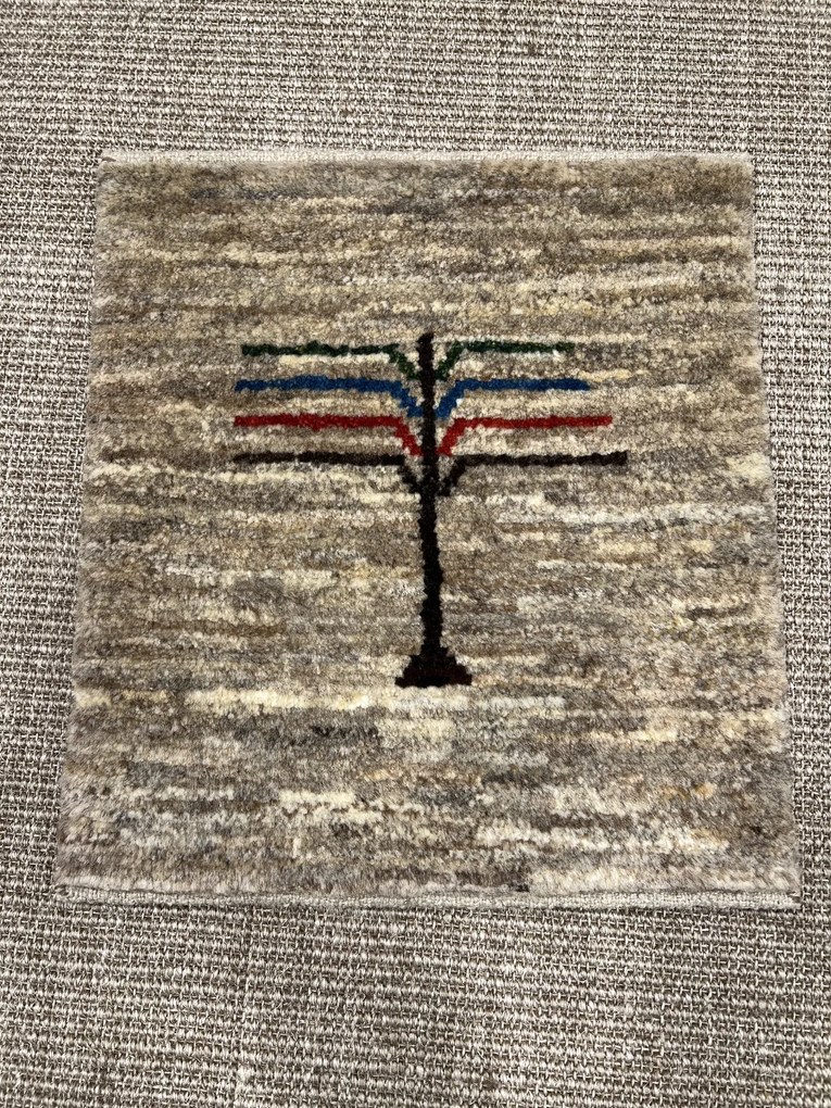 Gabbeh Tappeto persiano 40x40 Beige (Iran) Annodato A Mano