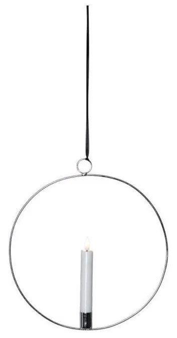 Eglo 411486 - Addobbi natalizi LED FLAMME RING 1xLED/0,06W/1xAA argento