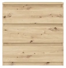 Cassettiera MAO in rovere artisan