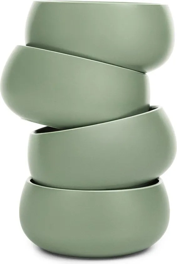 Ciotoline in set verdi in gres 4 pz 600 ml Aura Luma – Bonami Selection