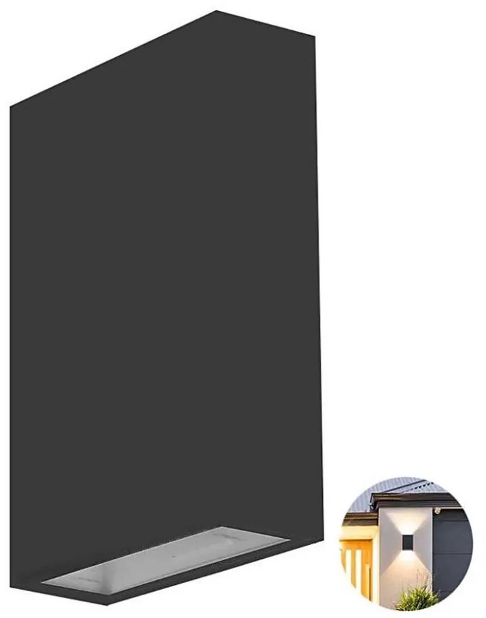 Applique a LED da esterno LED/4W/230V 3000K IP65 nero