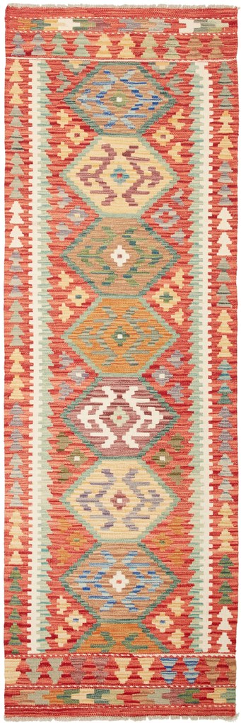 Kilim Tappeto 250x80 (Pakistan) Tessuto A Mano