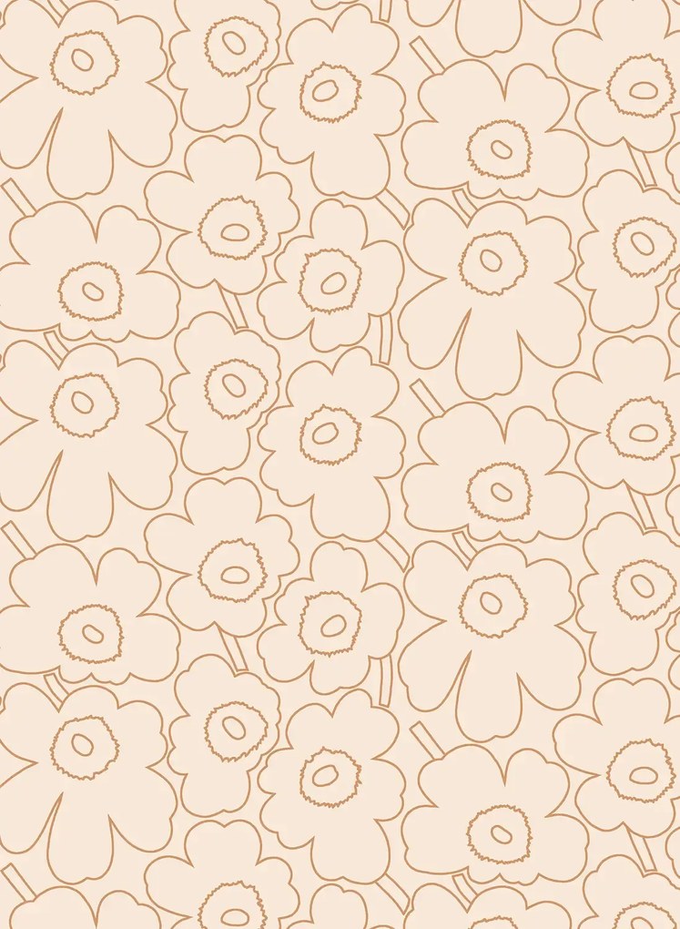 Marimekko Tapete Piirto Unikko - 25915