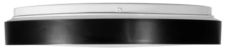 Plafoniera LED Rotonda 18W Ø350mm, CCT Bianco Variabile, IP20 - Nera Colore Bianco Variabile CCT