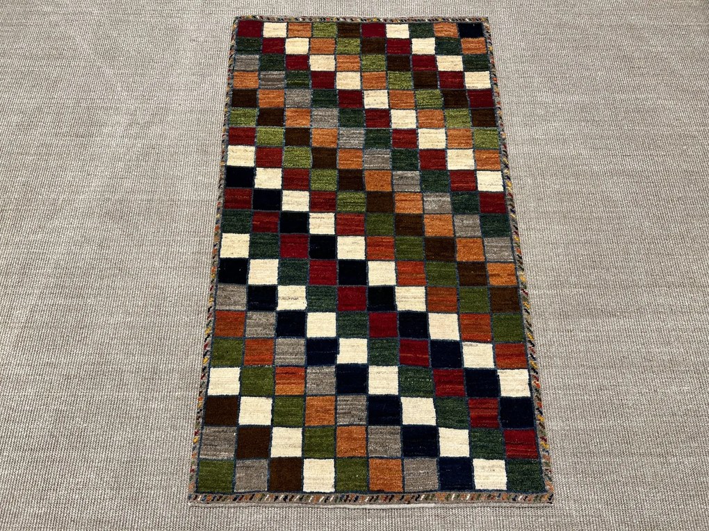 Gabbeh Tappeto 170x90 Rosso (Iran) Annodato A Mano