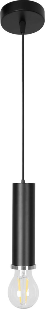 Lampada da soffitto pensile singola OSTI A Black