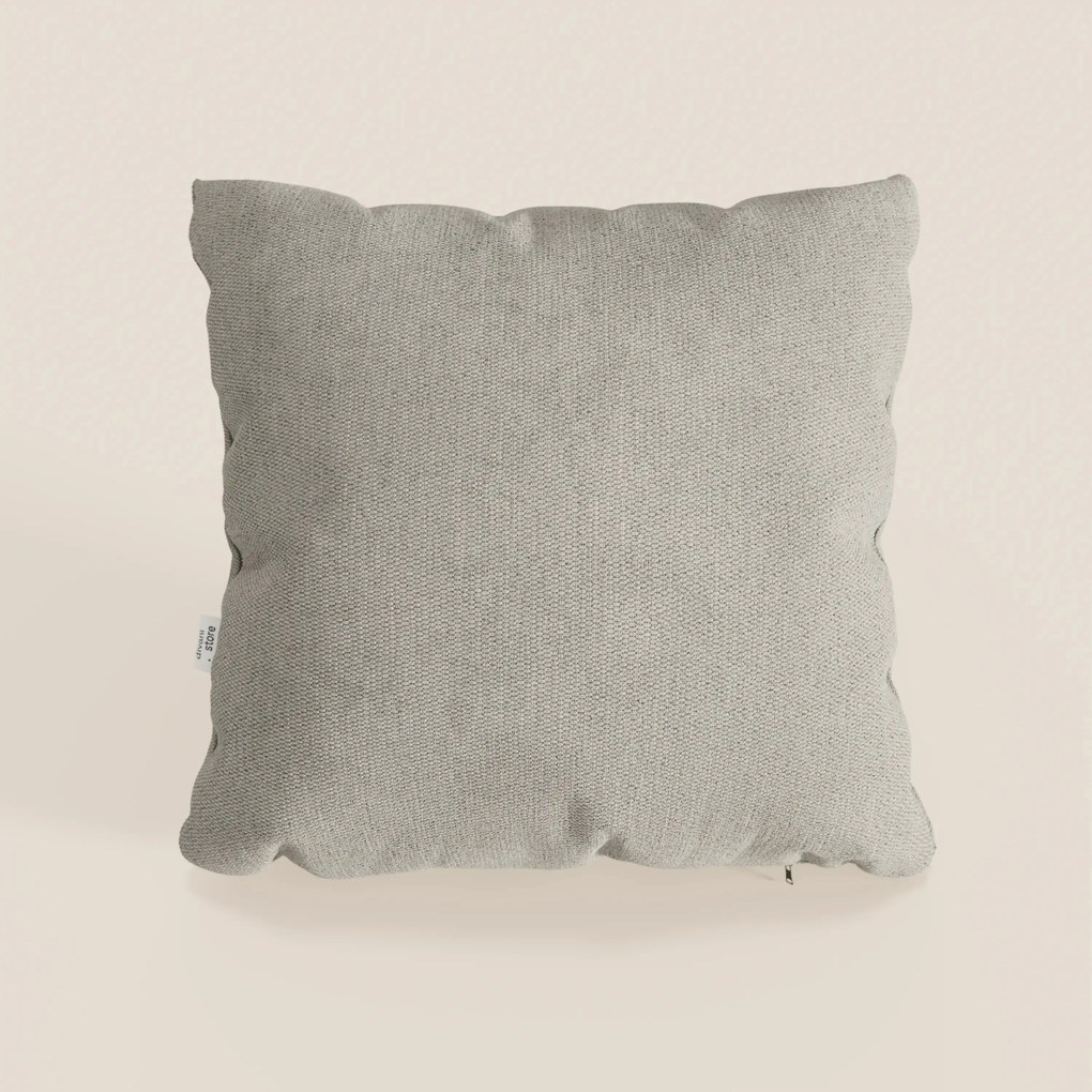 Miami cuscino disponibile in diversi colori realizzato in morbido tessuto impermeabile T14 tortora