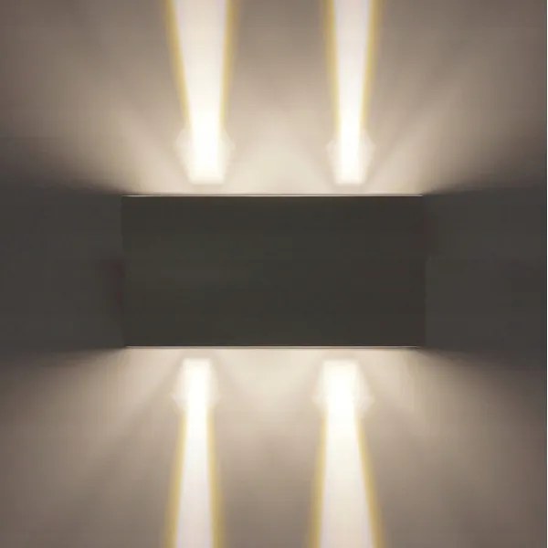 LED Applique da esterno LED/12W/230V IP54 nero