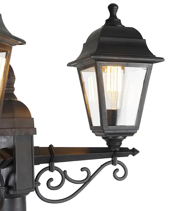 Lanterna da terra intelligente nera 3 luci IP44 con Wi-Fi ST64 - Capital