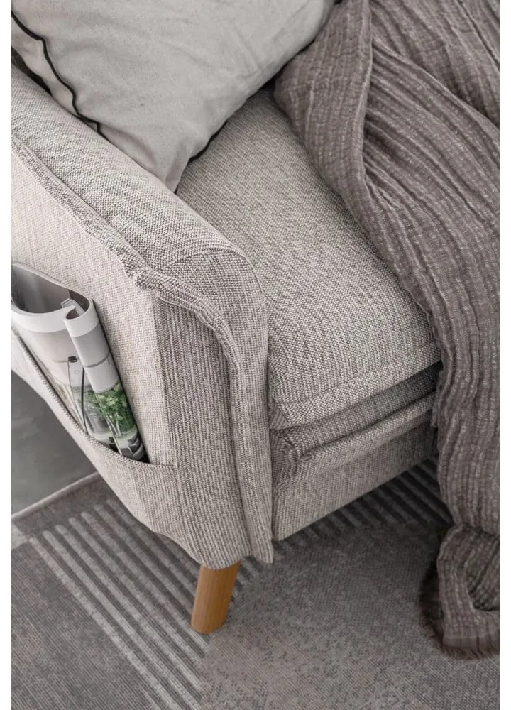 Divano letto angolare beige (angolo sinistro) Charming Charlie - Miuform