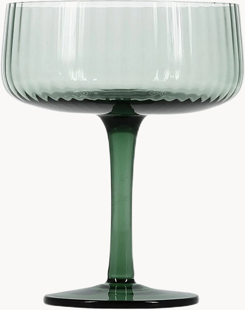 Set di 4 coppe da champagne Ray