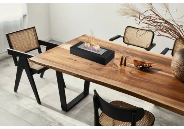 BIO camino INDIA 8,5x49 cm 2,5 kW nero