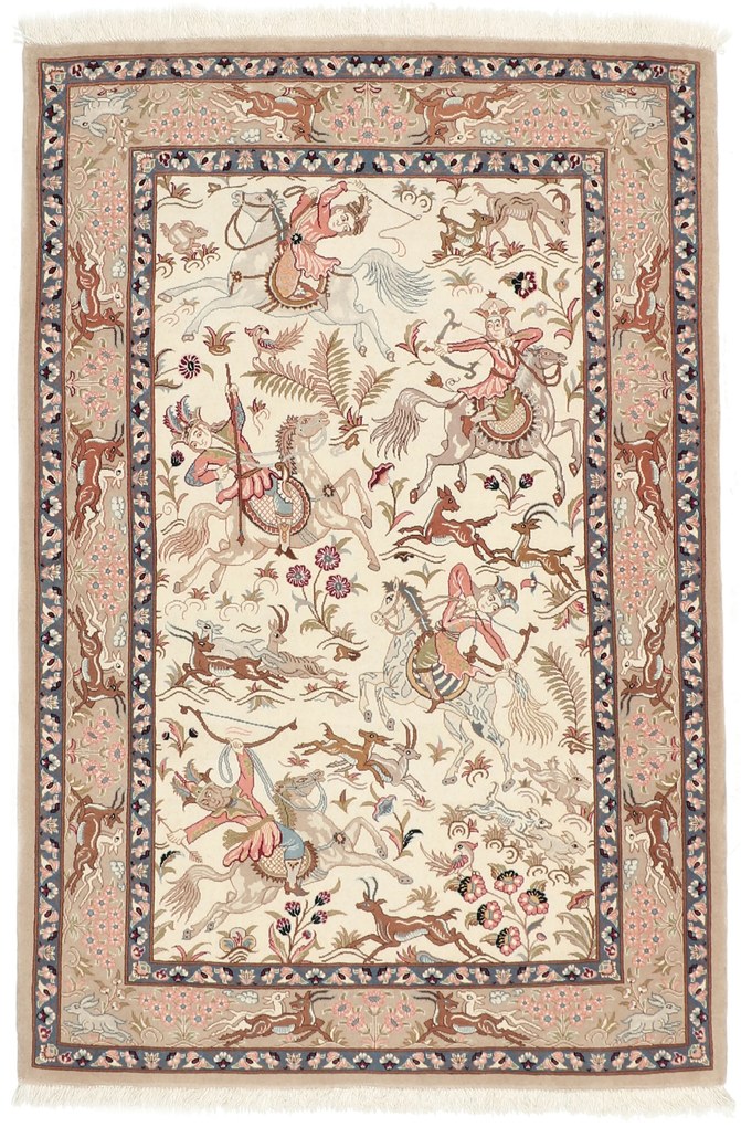 Ghom Tappeto persiano 100 x 150 (Iran) Annodato A Mano