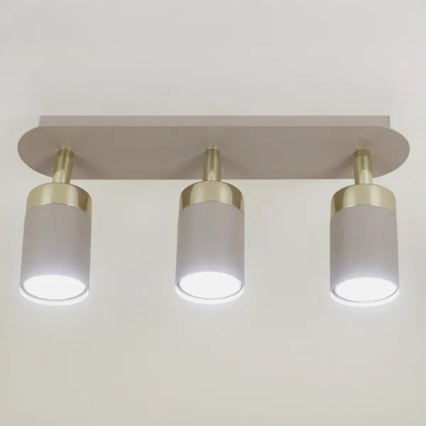 Brilagi - Faretto POKER 3xGU10/25W/230V beige