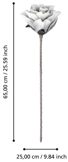 Eglo 428129 - Fiore artificiale MOLAVE 65 cm bianco
