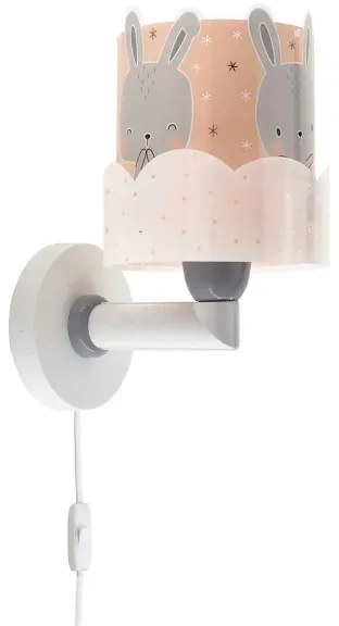 Dalber 61159S - Applique per bambini BUNNY 1xE27/60W/230V arancio
