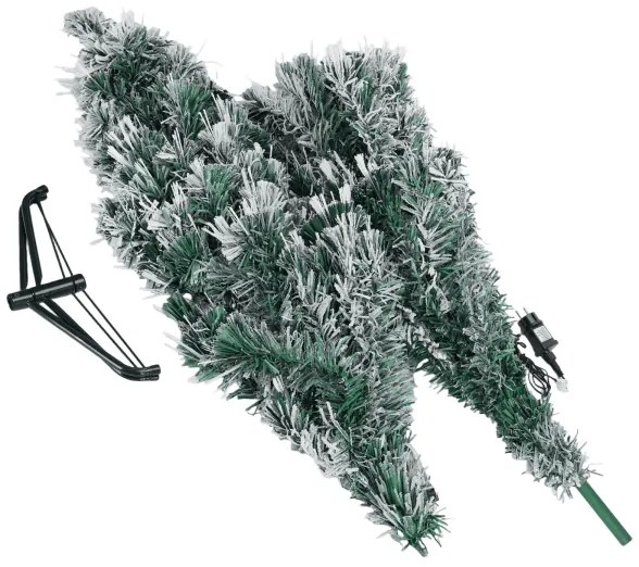 Aigostar - Albero di Natale LED da esterno 245xLED/6W/230V/8 funzioni 210cm IP44 bianco caldo