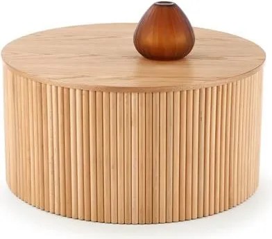 Tavolino da caffè Woody in legno naturale - H41cm