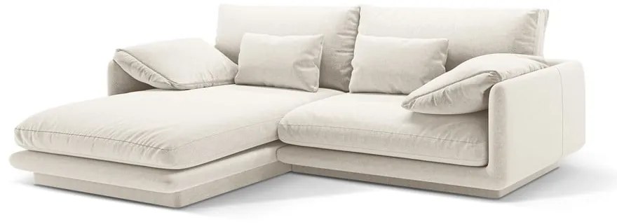 Divano angolare bianco (angolo sinistro) Torino - Micadoni Home