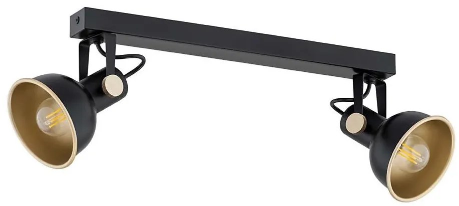 Argon 7142 - Faretto LENORA 2xE14/7W/230V nero