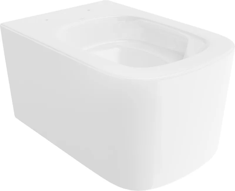 Mexen Vivo WC sospeso senza brida Tornado, bianco lucido - 3361XX00T