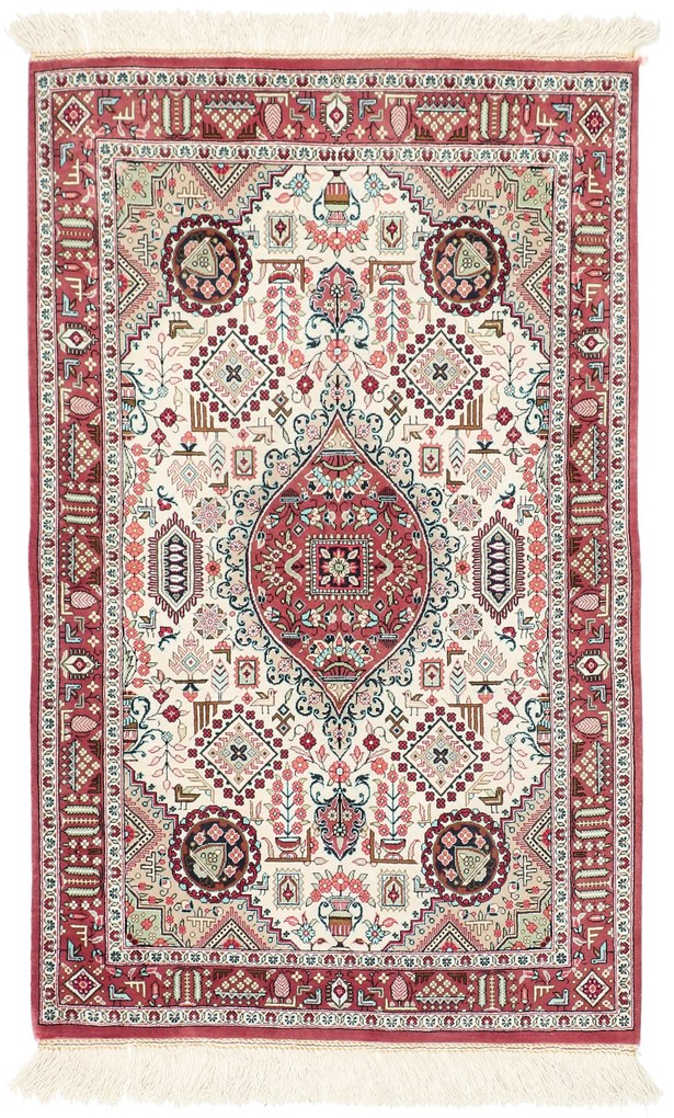 Ghom Tappeto persiano 60x100 (Iran) Annodato A Mano