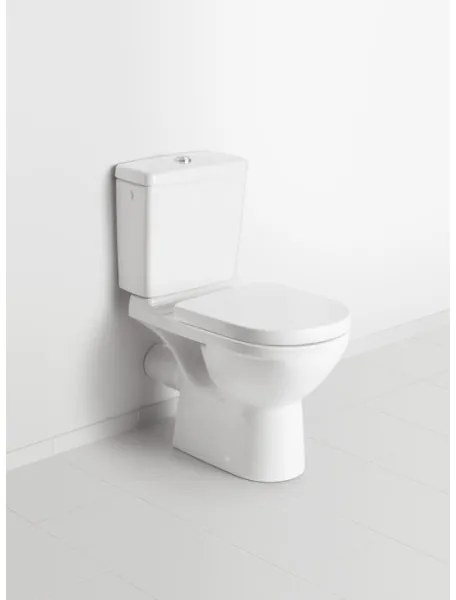 Villeroy & Boch 5760G101 - Cassetta di scarico combinata per WC O.NOVO, attacco posteriore/laterale